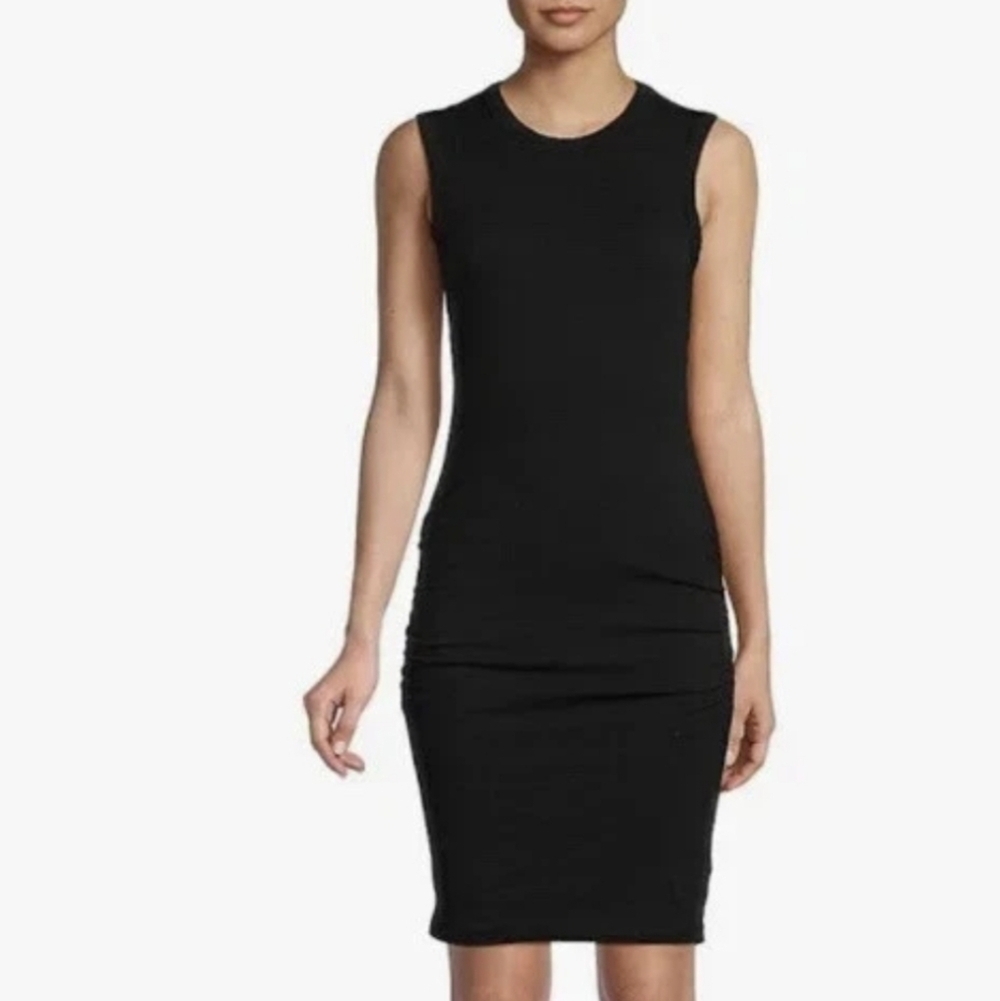 Standard James Perse Ruched Crewneck Tank Dress